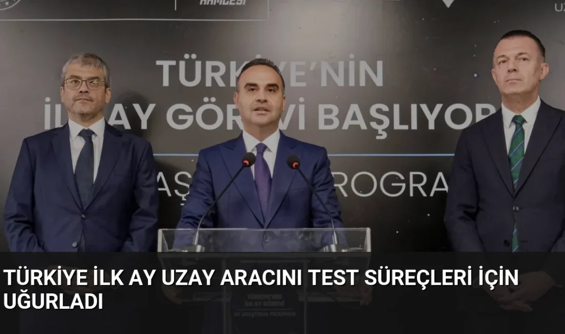 Türkiye'nin Ay Uzay Aracı, çevresel testler için USET'e gönderildi. 2027'de