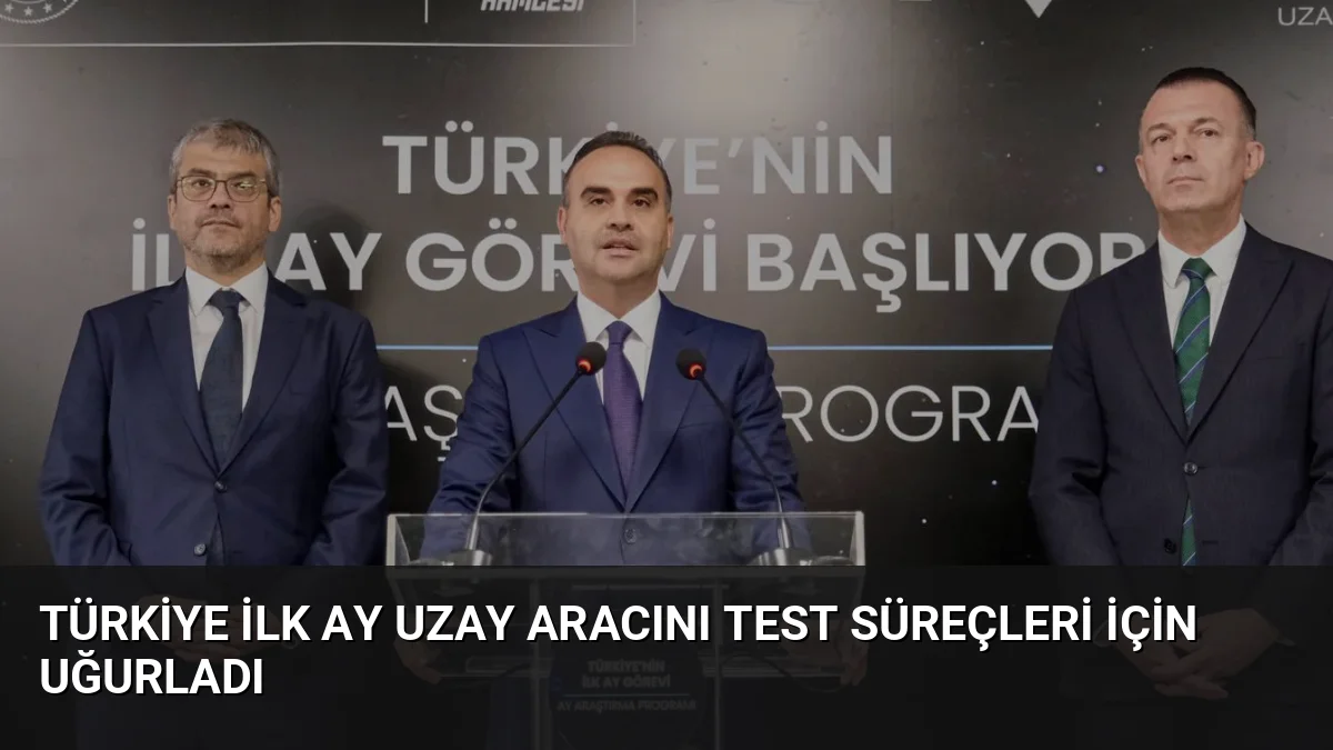Türkiye'nin Ay Uzay Aracı, çevresel testler için USET'e gönderildi. 2027'de