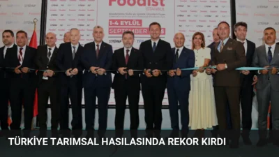 Tarım ve Orman Bakanı İbrahim Yumaklı, tarımsal hasılanın 83,2 milyar