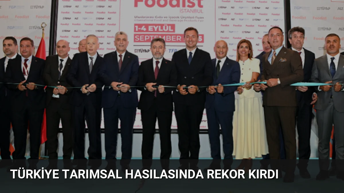 Tarım ve Orman Bakanı İbrahim Yumaklı, tarımsal hasılanın 83,2 milyar