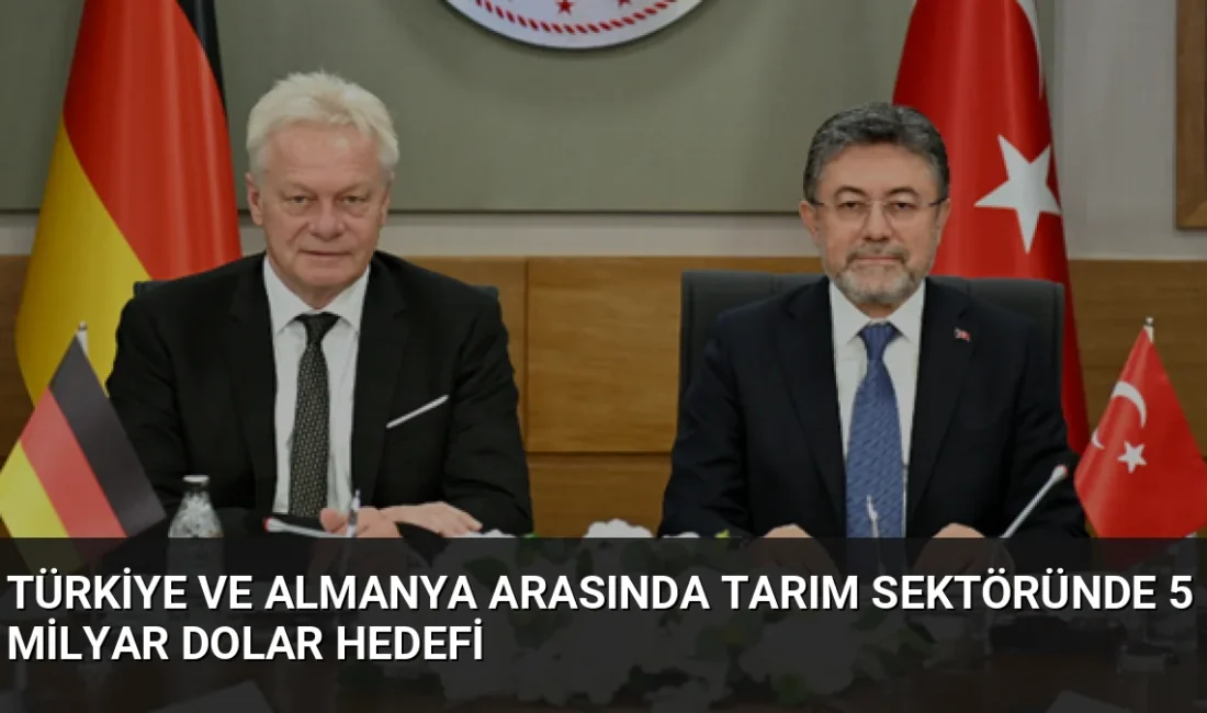Türkiye ve Almanya, tarım ve gıda sektöründeki ticari ilişkileri geliştirmek