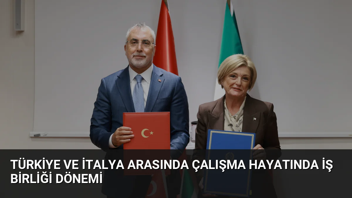 Bakan Vedat Işıkhan, İtalya ile çalışma hayatı, istihdam ve sosyal