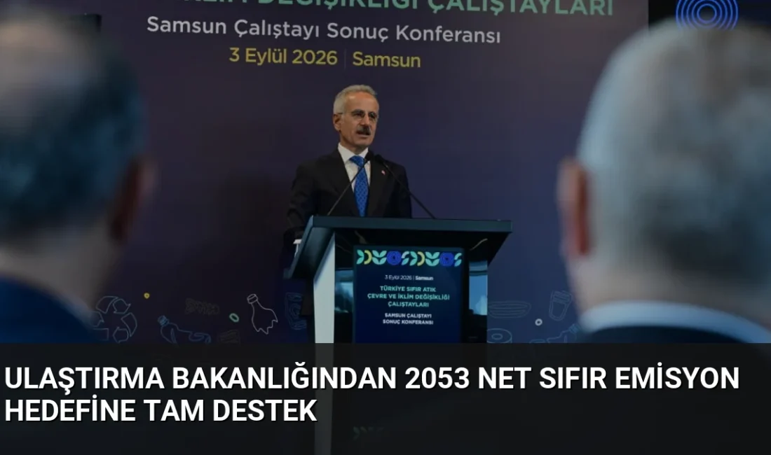 Bakan Uraloğlu, 2053 net sıfır emisyon hedefi doğrultusunda ulaştırma sektöründe