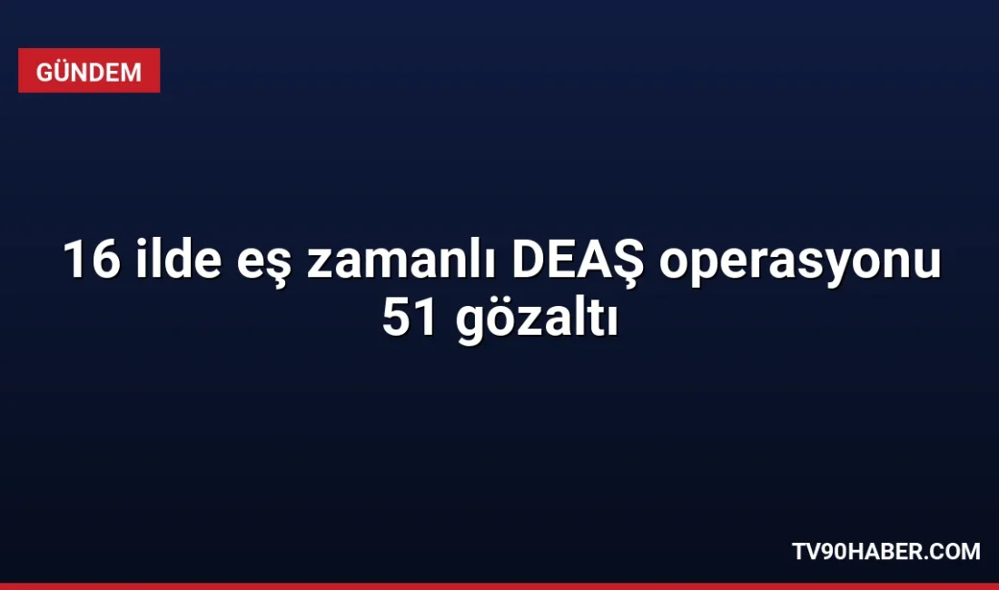 Jandarma Genel Komutanlığı koordinesinde 16 ilde eş zamanlı düzenlenen operasyonlarda