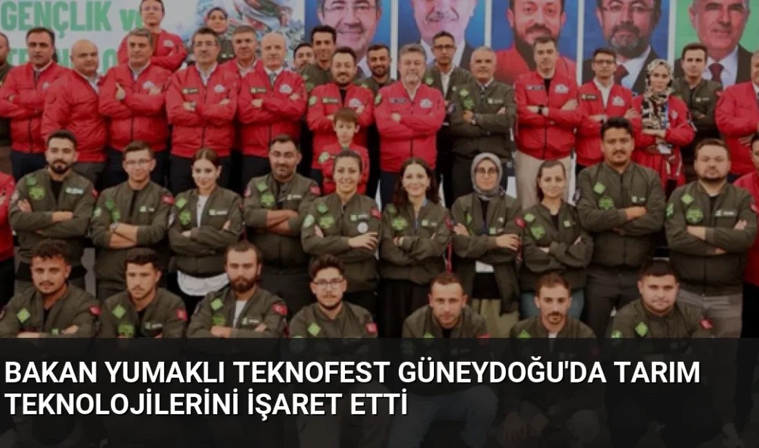 Bakan Yumaklı, TEKNOFEST Güneydoğu'da gıda arz güvenliğinin milli güvenlik meselesi