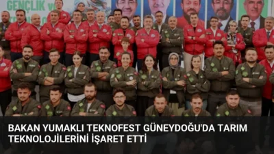 Bakan Yumaklı, TEKNOFEST Güneydoğu'da gıda arz güvenliğinin milli güvenlik meselesi