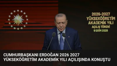 Cumhurbaşkanı Erdoğan, Beştepe'de düzenlenen 2026-2027 Yükseköğretim Akademik Yılı Açılış Töreni'nde