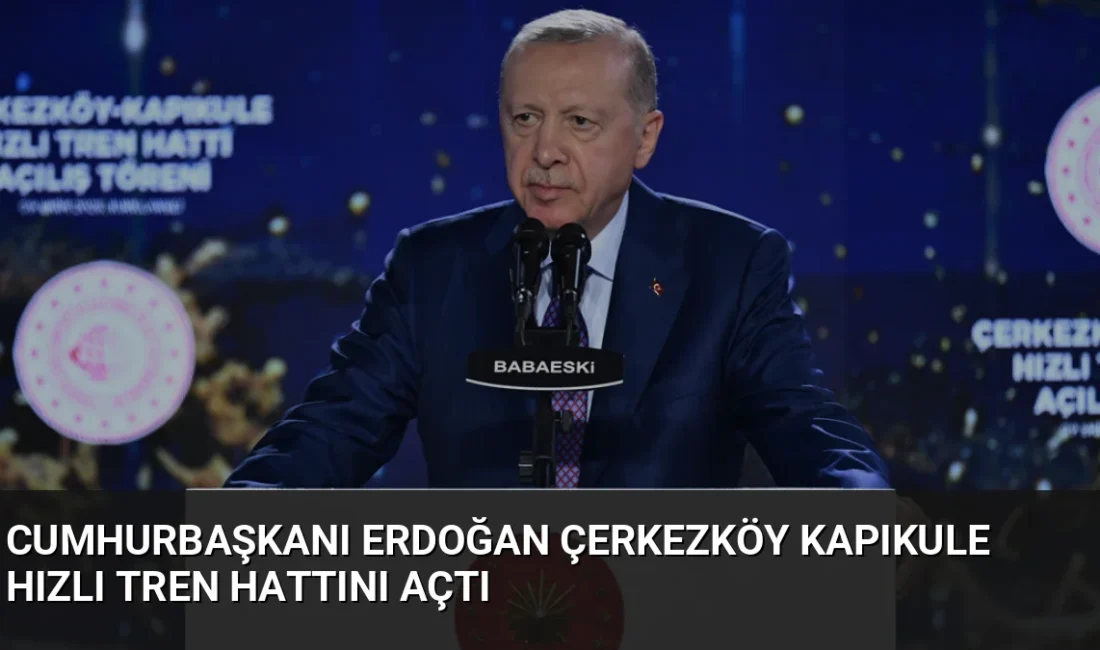 Cumhurbaşkanı Erdoğan, ulaştırma yatırımlarında demir yollarının payının 80 milyar dolara