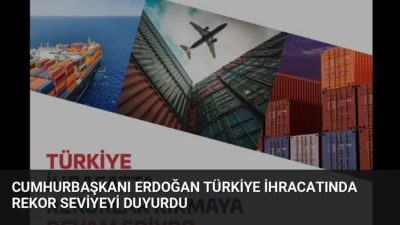 Cumhurbaşkanı Erdoğan, Türkiye'nin ihracatının yılbaşından bu yana %5,2 artarak 211
