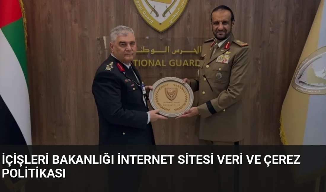 T.C. İçişleri Bakanlığı, dijital platformlarındaki kişisel verilerin korunması ve çerez