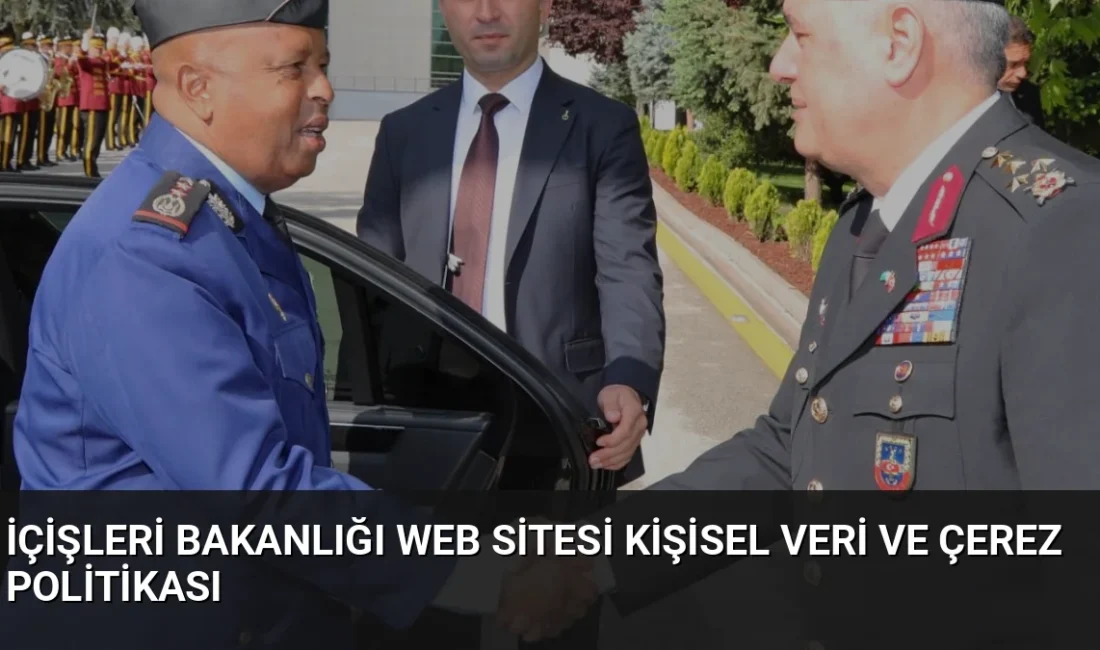 T.C. İçişleri Bakanlığı, web sitesi üzerinden elde edilen kişisel verilerin