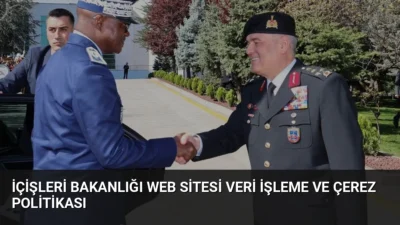 T.C. İçişleri Bakanlığı, web sitesi üzerinden yürütülen veri işleme faaliyetleri,