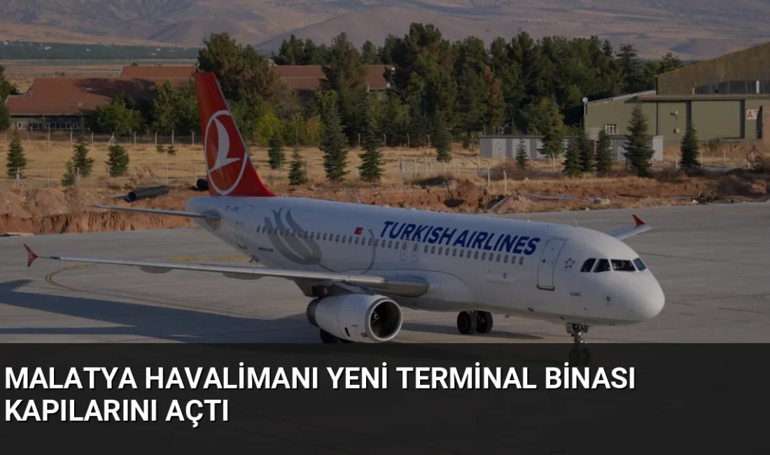 Malatya Havalimanı Yeni Terminal Binası ilk yolcularını ağırladı. Yıllık yolcu