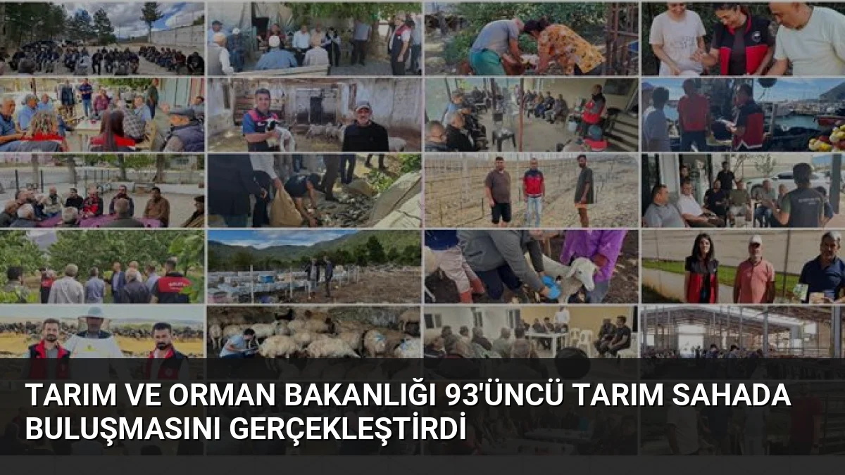 Tarım ve Orman Bakanlığı, 93'üncü Tarım Sahada buluşmasında yeni destekleme