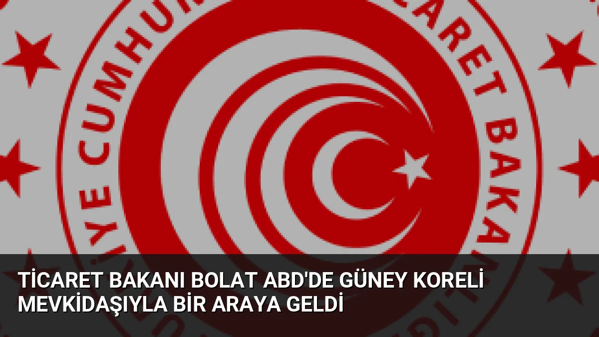 Ticaret Bakanı Ömer Bolat, G20 Ticaret Bakanları Toplantısı için bulunduğu