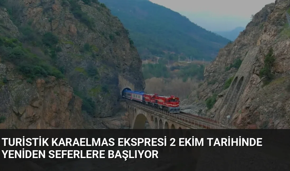 Ulaştırma ve Altyapı Bakanı Uraloğlu, Turistik Karaelmas Ekspresi'nin 2 Ekim'de