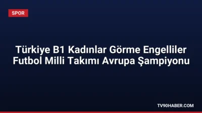 İstanbul'da düzenlenen Avrupa Şampiyonası finalinde Polonya'yı yenen Türkiye B1 Kadınlar