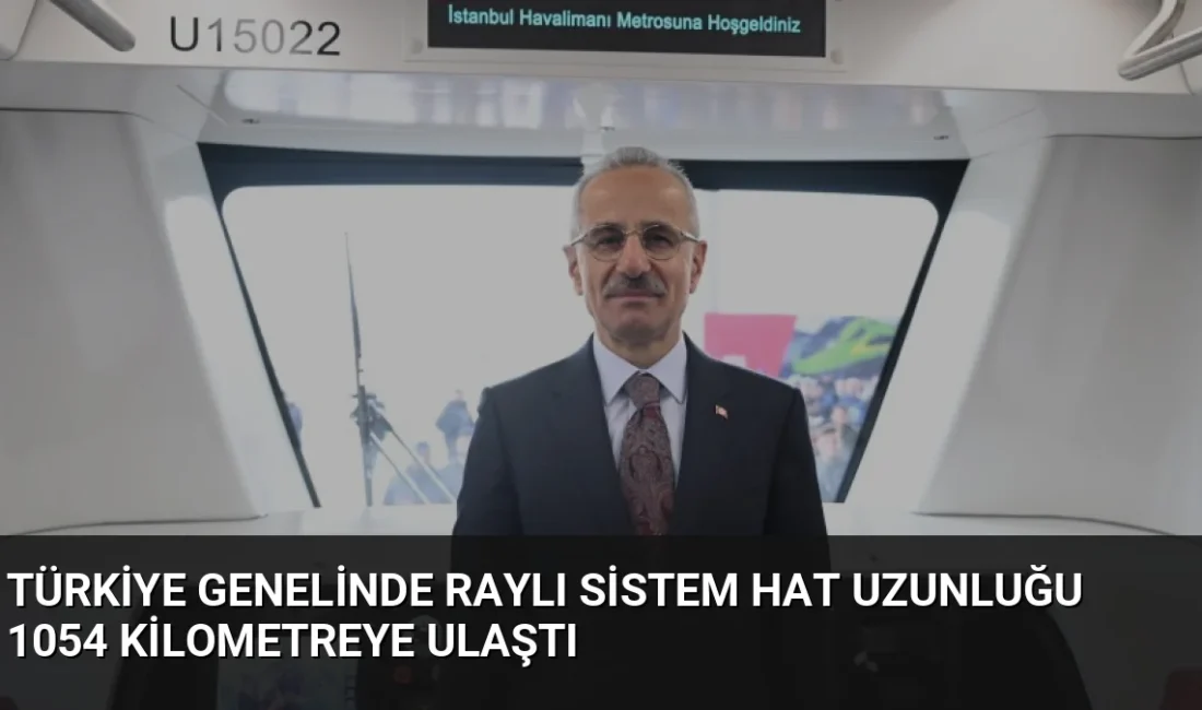 Ulaştırma ve Altyapı Bakanı Uraloğlu, Türkiye'de kent içi raylı sistem