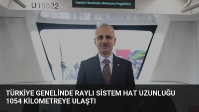 Ulaştırma ve Altyapı Bakanı Uraloğlu, Türkiye'de kent içi raylı sistem