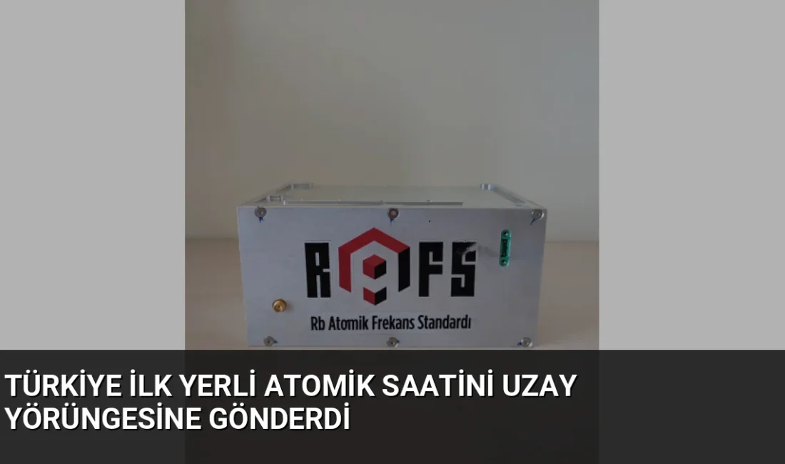 Türkiye'nin ilk yerli atomik saati, yörünge testleri için SpaceX Transporter-17