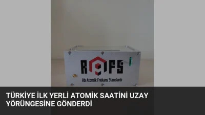Türkiye'nin ilk yerli atomik saati, yörünge testleri için SpaceX Transporter-17