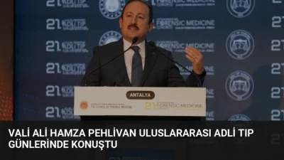 AFAD Başkanı Vali Ali Hamza Pehlivan, Antalya'da düzenlenen 21. Adli
