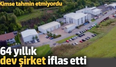 64 yıllık dev şirket iflas etti. Kimse tahmin etmiyordu