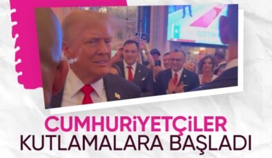 ABD’de Donald Trump’ın seçim merkezinde sevinç gösterileri