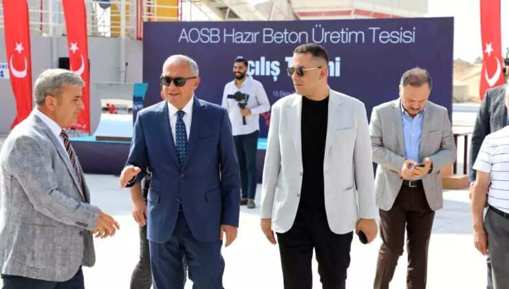 Adana’da Yeni Hazır Beton Tesisi Açıldı