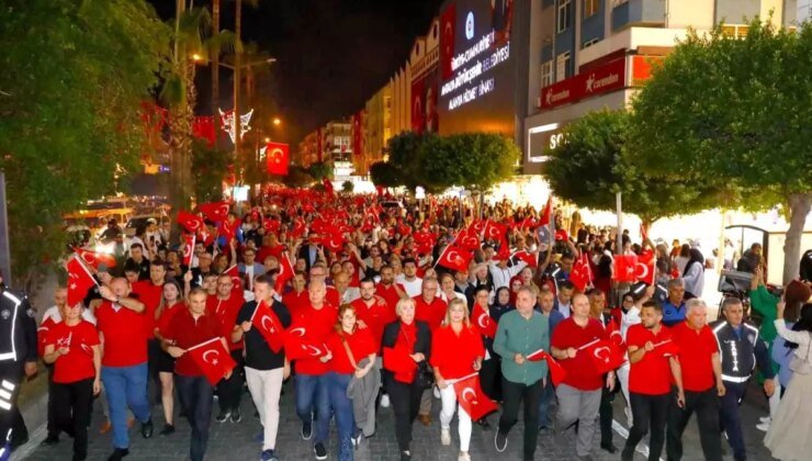 Alanya’da Cumhuriyet Bayramı Coşkuyla Kutlandı