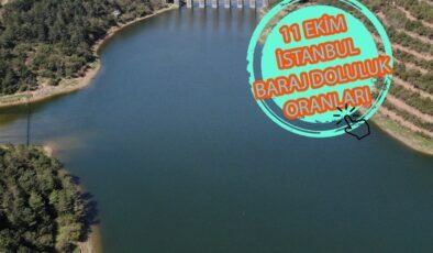 BARAJ DOLULUK ORANLARI – İstanbul baraj doluluk oranı İSKİ 11 Ekim rakamları