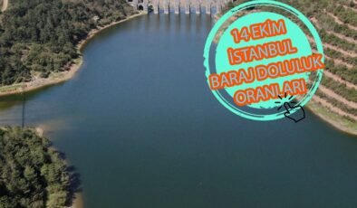 BARAJ DOLULUK ORANLARI – İstanbul baraj doluluk oranı İSKİ 14 Ekim rakamları