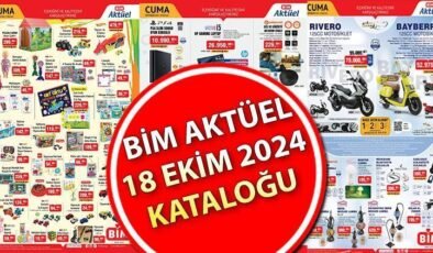 BİM AKTÜEL 18 EKİM 2024 KATALOĞU – İNDİRİMLİ ÜRÜNLER || Bim’de bu hafta cuma neler var? Bim aktüel 500 GB Oyun Konsolu, Gaming Laptop getiriyor…