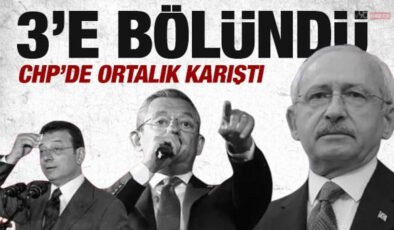 CHP üçe bölündü! Güç ve koltuk savaşları yine başladı