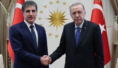 Cumhurbaşkanı Erdoğan – Neçirvan Barzani görüşmesi sonrası birinci açıklama geldi