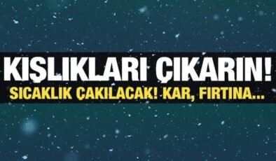 Daha da soğuyor! Kar yağışı için geri sayım! Meteoroloji’den ikaz