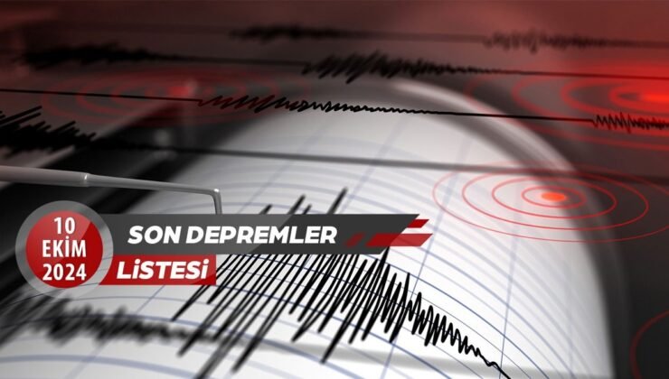 DEPREM SON DAKİKA | Az önce deprem mi oldu, nerede, saat kaçta? 10 Ekim son depremler (AFAD – Kandilli)