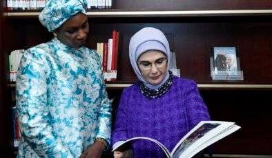 Emine Erdoğan, Senegal Cumhurbaşkanının eşi Marie Khone Fay ile bir araya geldi