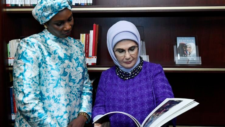 Emine Erdoğan, Senegal Cumhurbaşkanının eşi Marie Khone Fay ile bir araya geldi