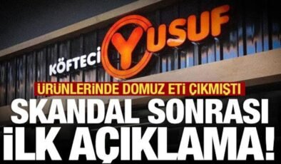 Eserlerinde domuz eti çıkmıştı: Köfteci Yusuf’tan skandal sonrası birinci açıklama!