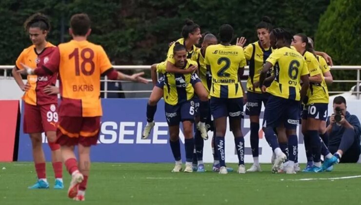 Fenerbahçe, Bayan Futbol Muhteşem Ligi’nde Galatasaray’ı 2-0 yendi