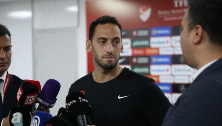 Hakan Çalhanoğlu maç sonu yüzde verdi