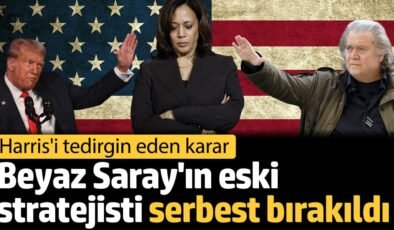 Harris’i tedirgin eden karar: Beyaz Saray’ın eski stratejisti Steve Bannon serbest bırakıldı