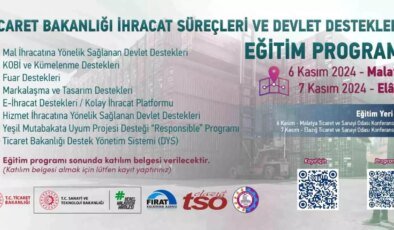 İhracat Eğitimi Malatya ve Elazığ’da