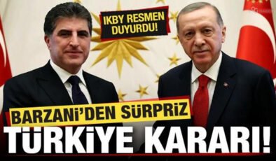 IKBY duyurdu! Barzani’den sürpriz Türkiye kararı!