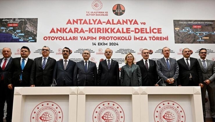 İki yeni otoyol projesi için imzalar atıldı