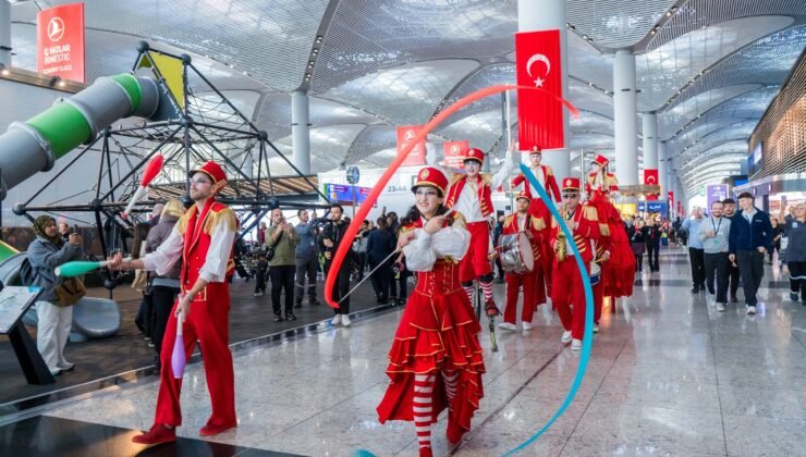 İstanbul Havalimanı’nda Cumhuriyet Bayramı coşkusu