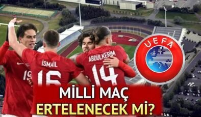 İzlanda Türkiye maçı ertelendi mi, ertelenecek mi? UEFA kararı belli oldu mu? Milli maçta ‘don tehlikesi’