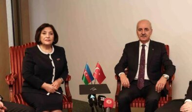 Kurtulmuş ve Gafarova Görüştü