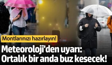 Meteoroloji’den uyarı: Ortalık bir anda buz kesecek! Montlarınızı hazırlayın… Yer yer pus ve sis görülecek (14 Ekim 2024 hava durumu)